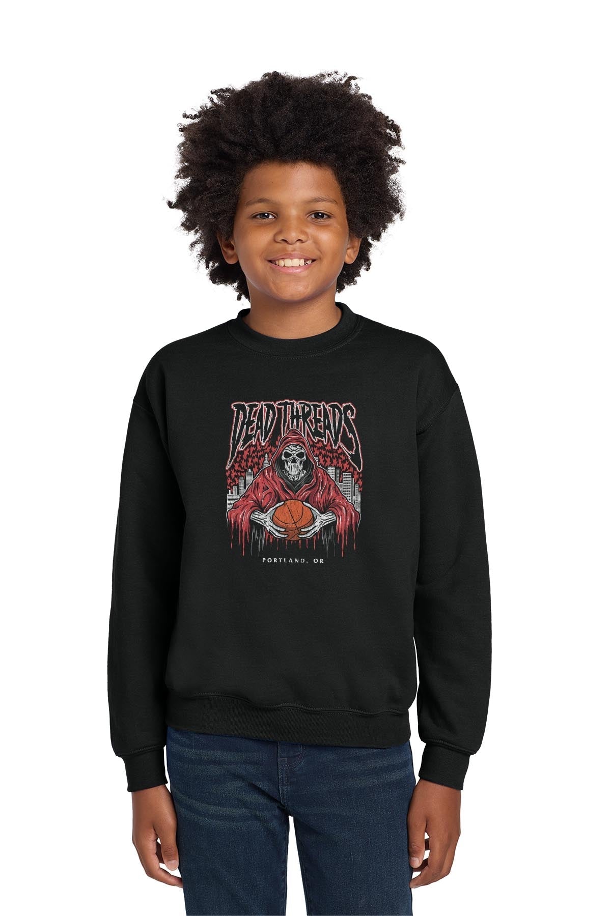 PORTLAND BASKETBALL - KIDS CREWNECK SWEATSHIRT product image 2